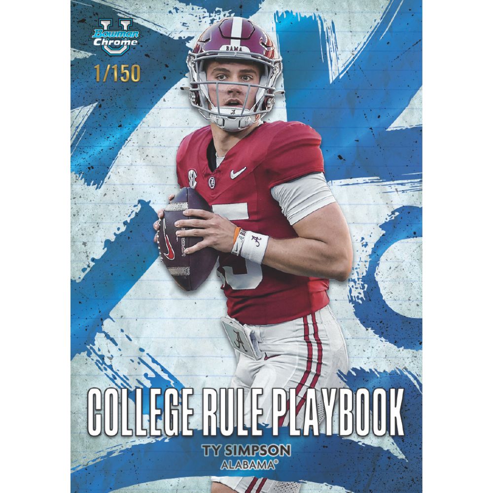 2025 Bowman University Chrome Football Jumbo Box