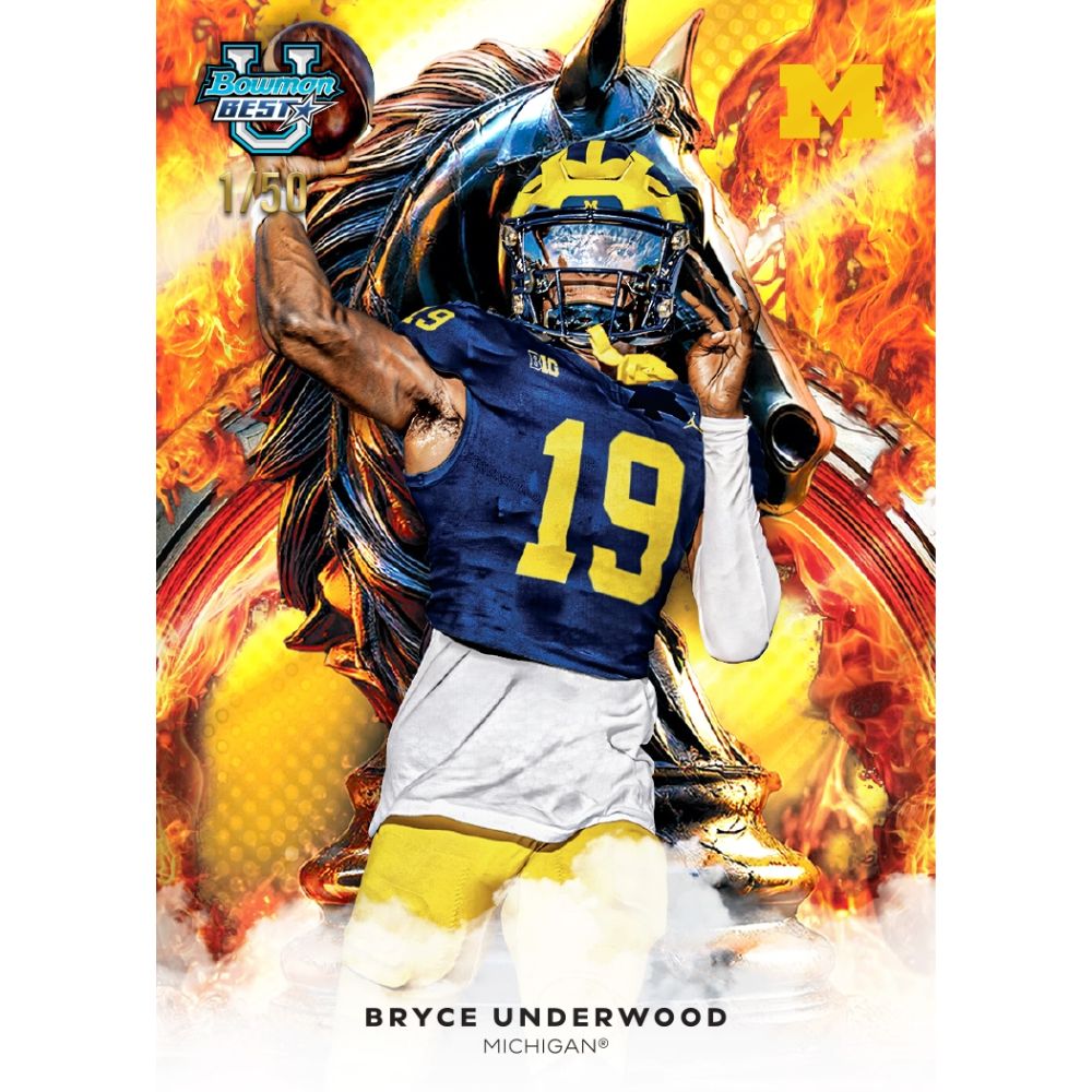 2025 Bowman's Best University Football Hobby Box