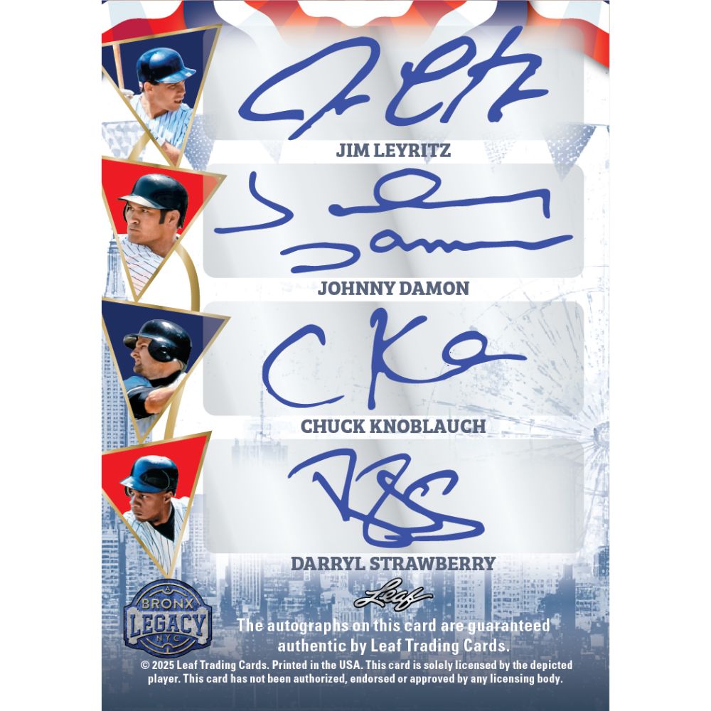 2025 Leaf A Bronx Legacy Baseball Hobby Box