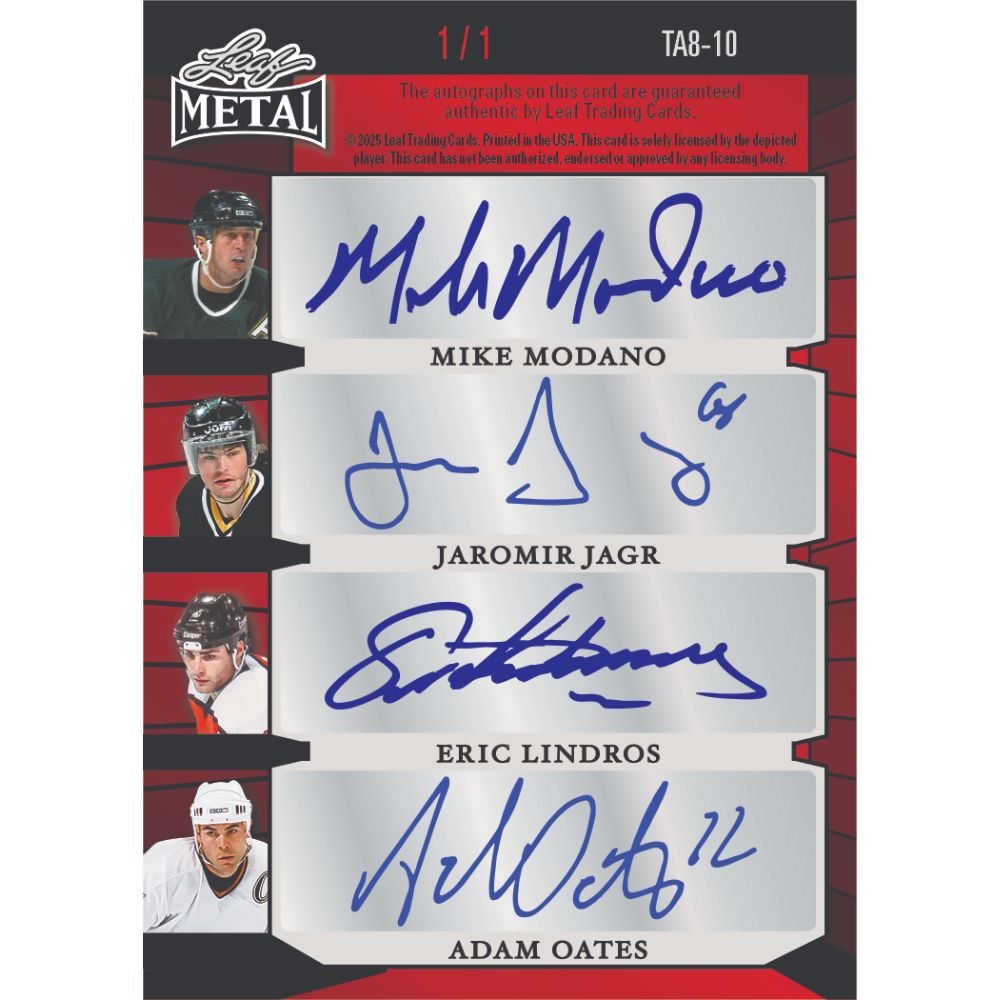2025 Leaf Metal Legends Hockey Box