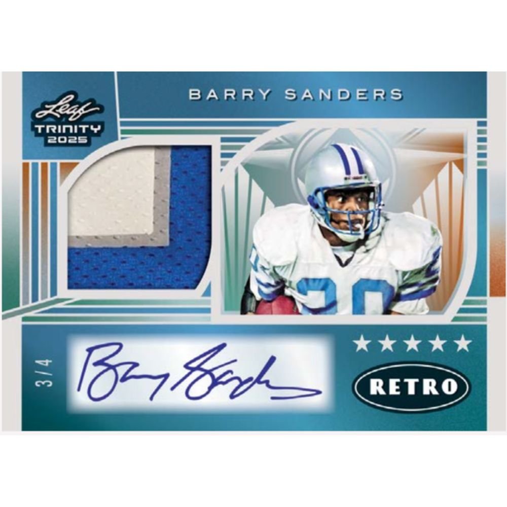 2025 Leaf Trinity Football Jumbo Box