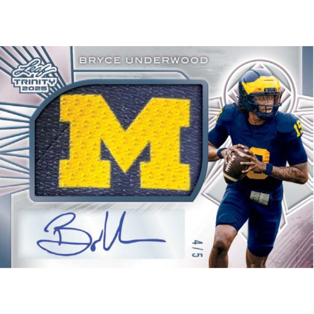 2025 Leaf Trinity Football Hobby Box