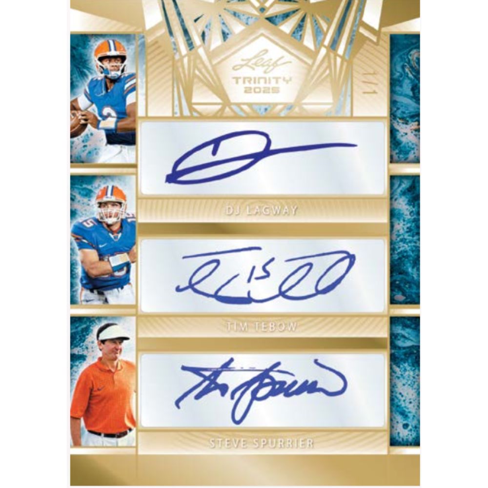 2025 Leaf Trinity Football Hobby Box