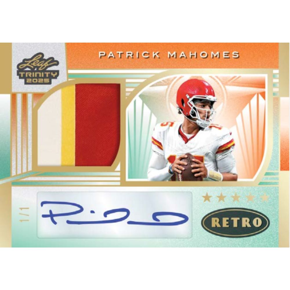 2025 Leaf Trinity Football Hobby Box
