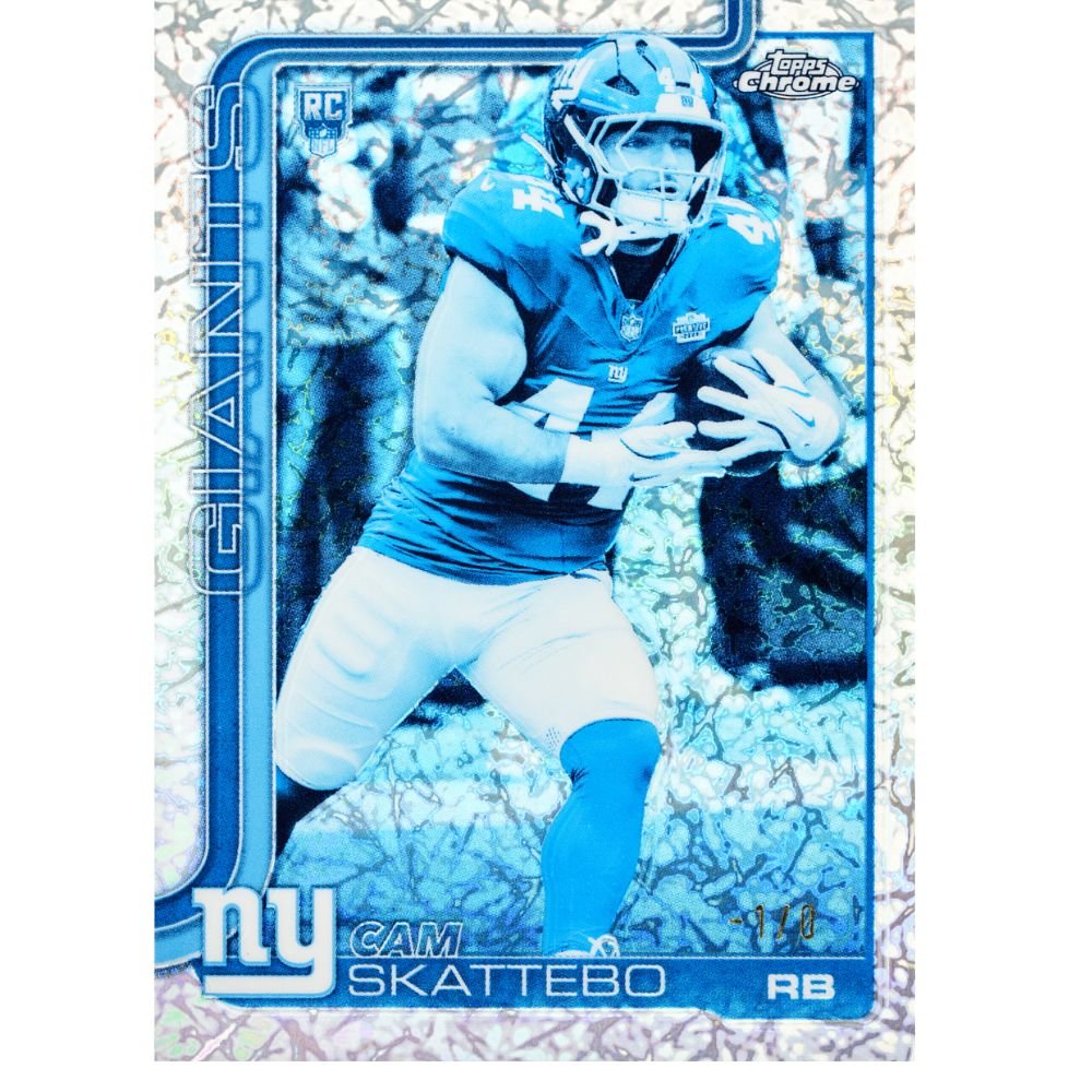 2025 Topps Chrome Football Mega Box