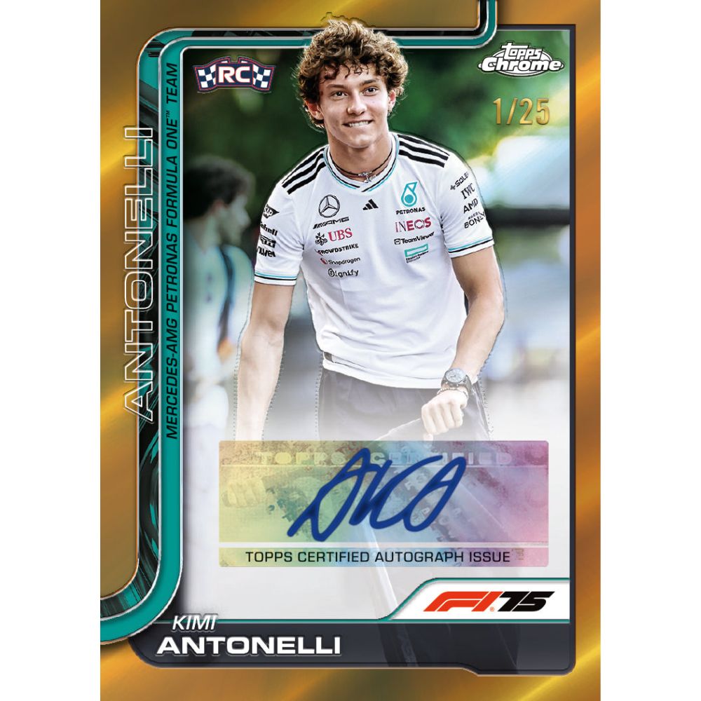 2025 Topps Chrome Formula 1 Blaster Box