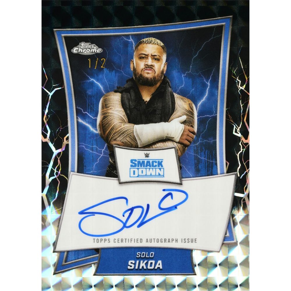 2025 Topps Chrome WWE Mega Box