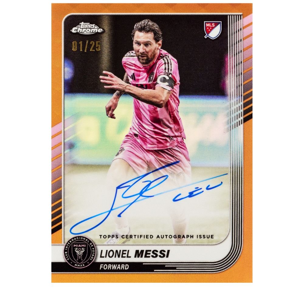 2025 Topps Chrome MLS Soccer Hanger Box