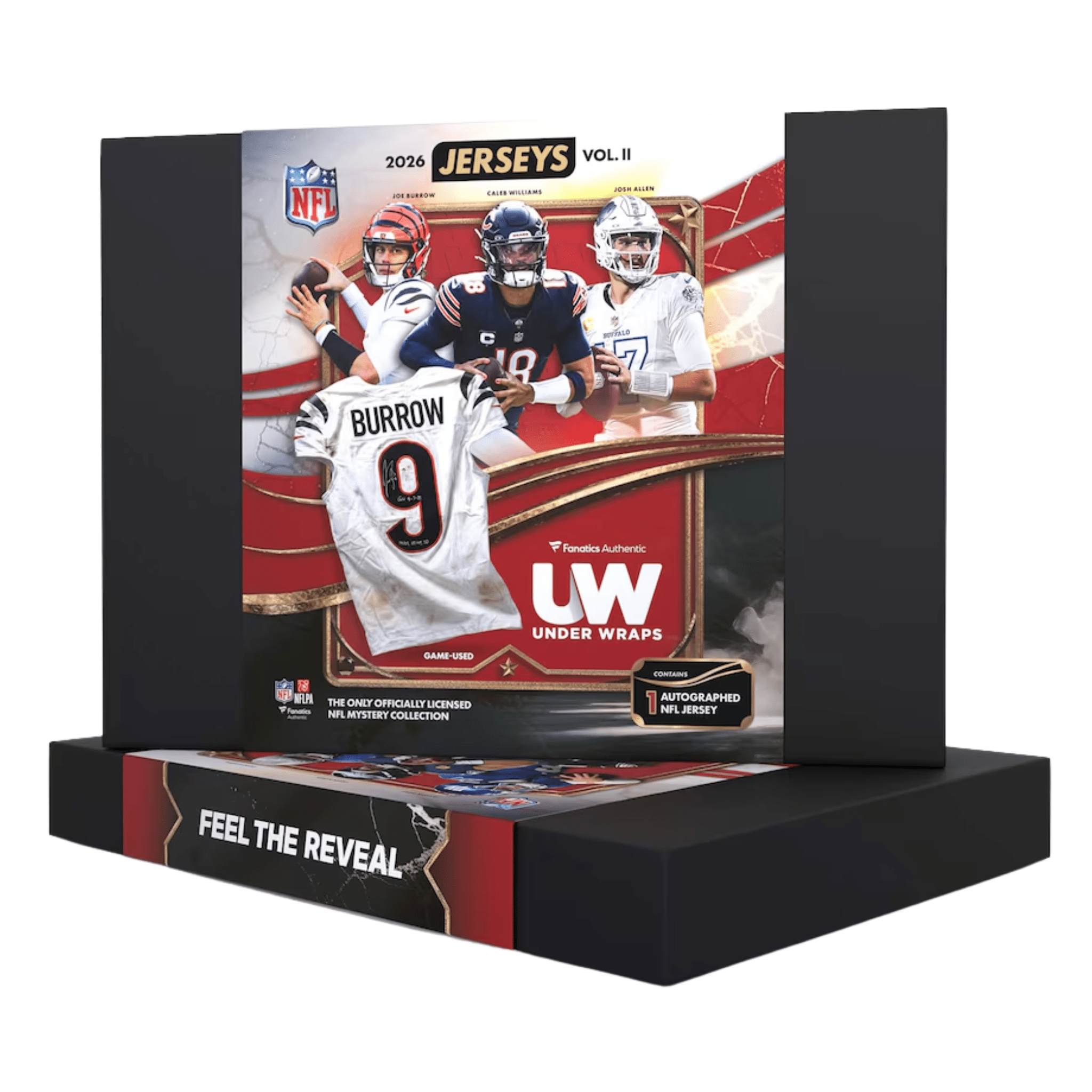 2026 Fanatics Under Wraps Autographed NFL Football Jersey Volume 2 Box
