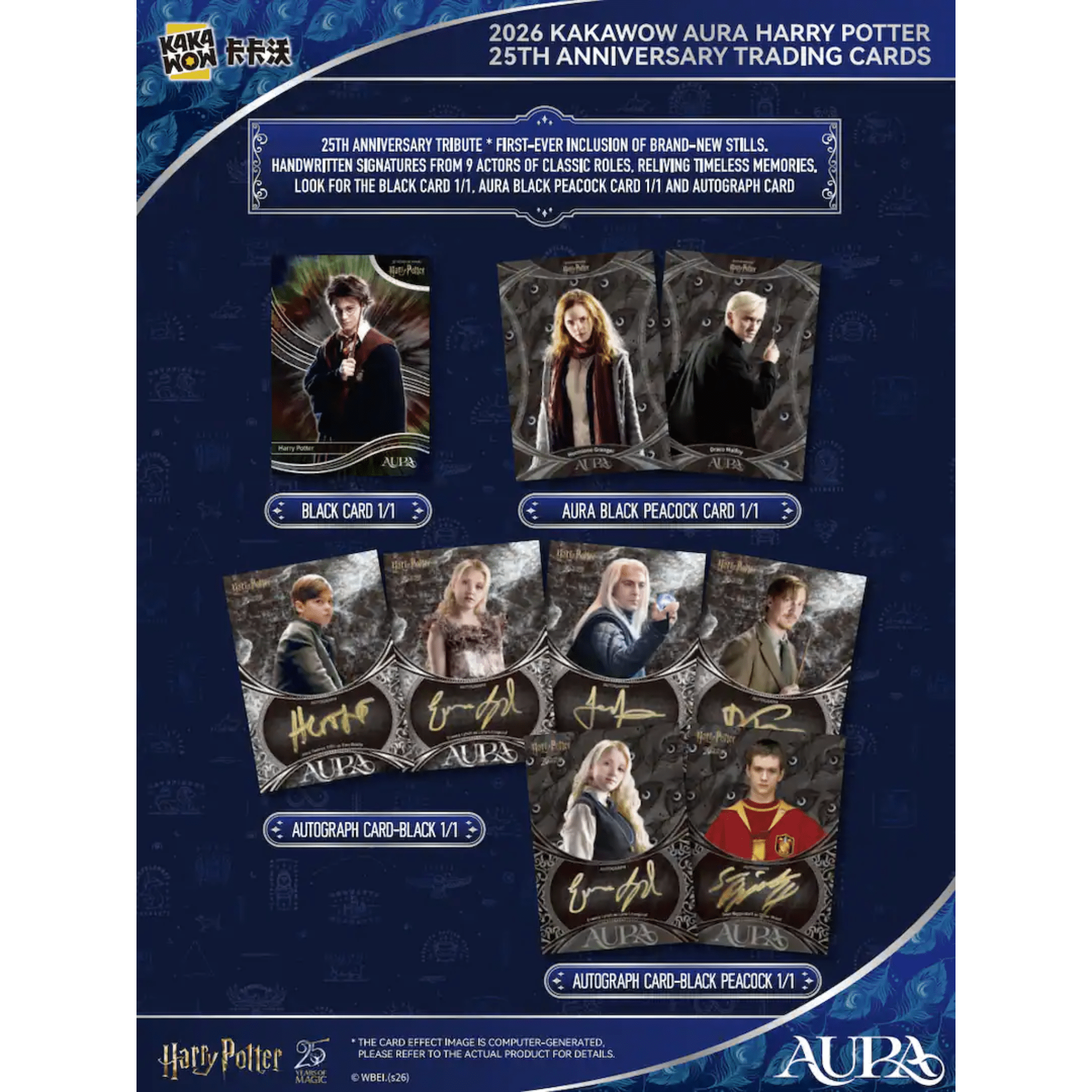 2026 Kakawow Gem Harry Potter 25th Anniversary Hobby Box