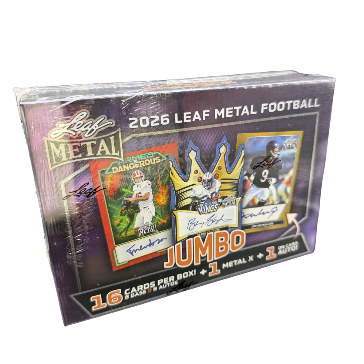 2026 Leaf Metal Football Jumbo Box