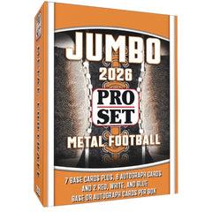 2026 Leaf Pro Set Metal Football Jumbo Box