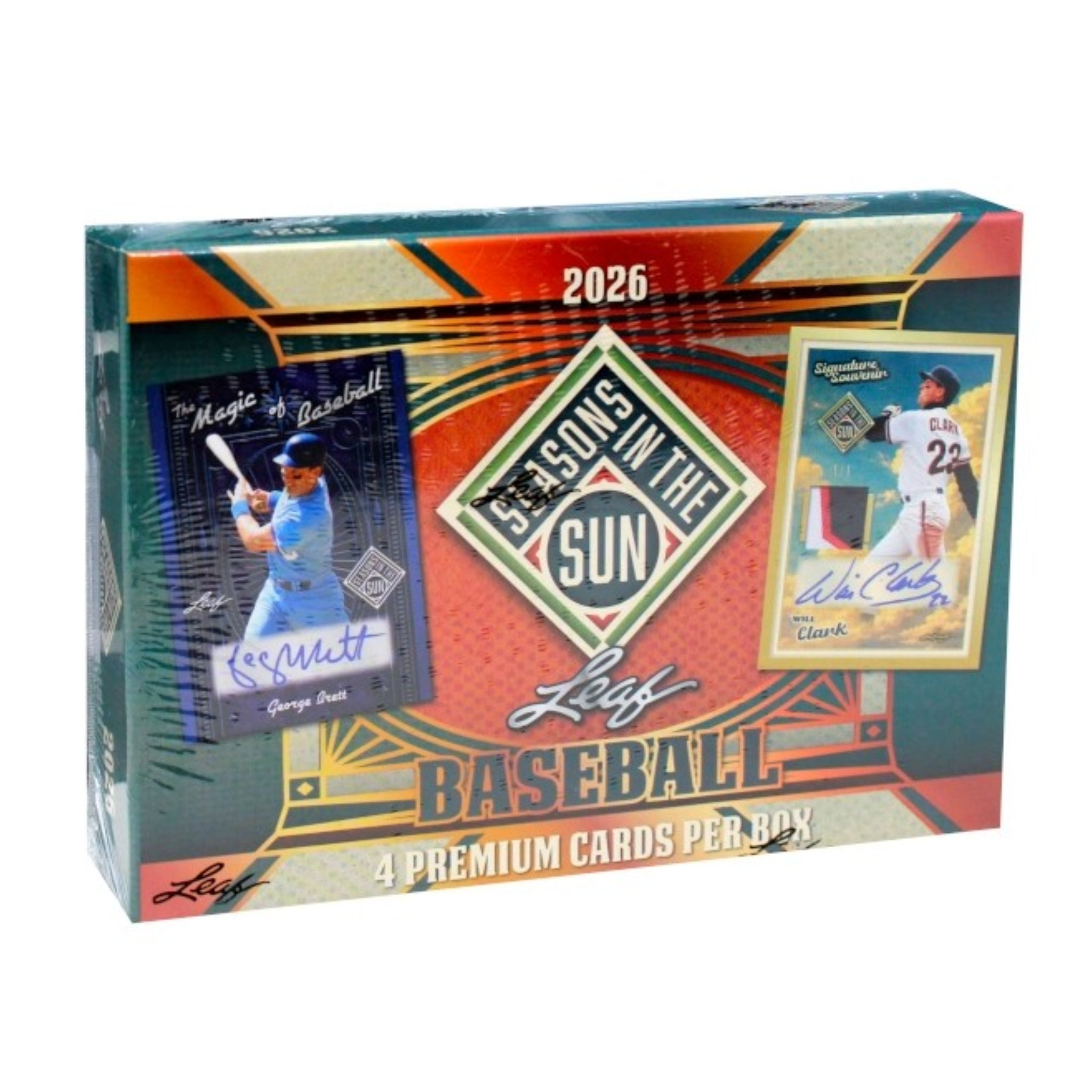 2026 Leaf Seasons In The Sun Baseball Box