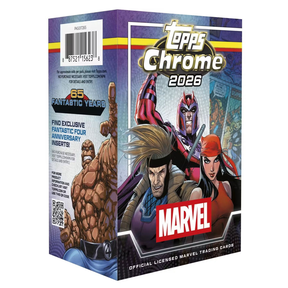 2026 Topps Chrome Marvel Comics Blaster Box