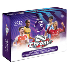 2026 Topps Chrome Premier League Soccer Breaker Delight Box