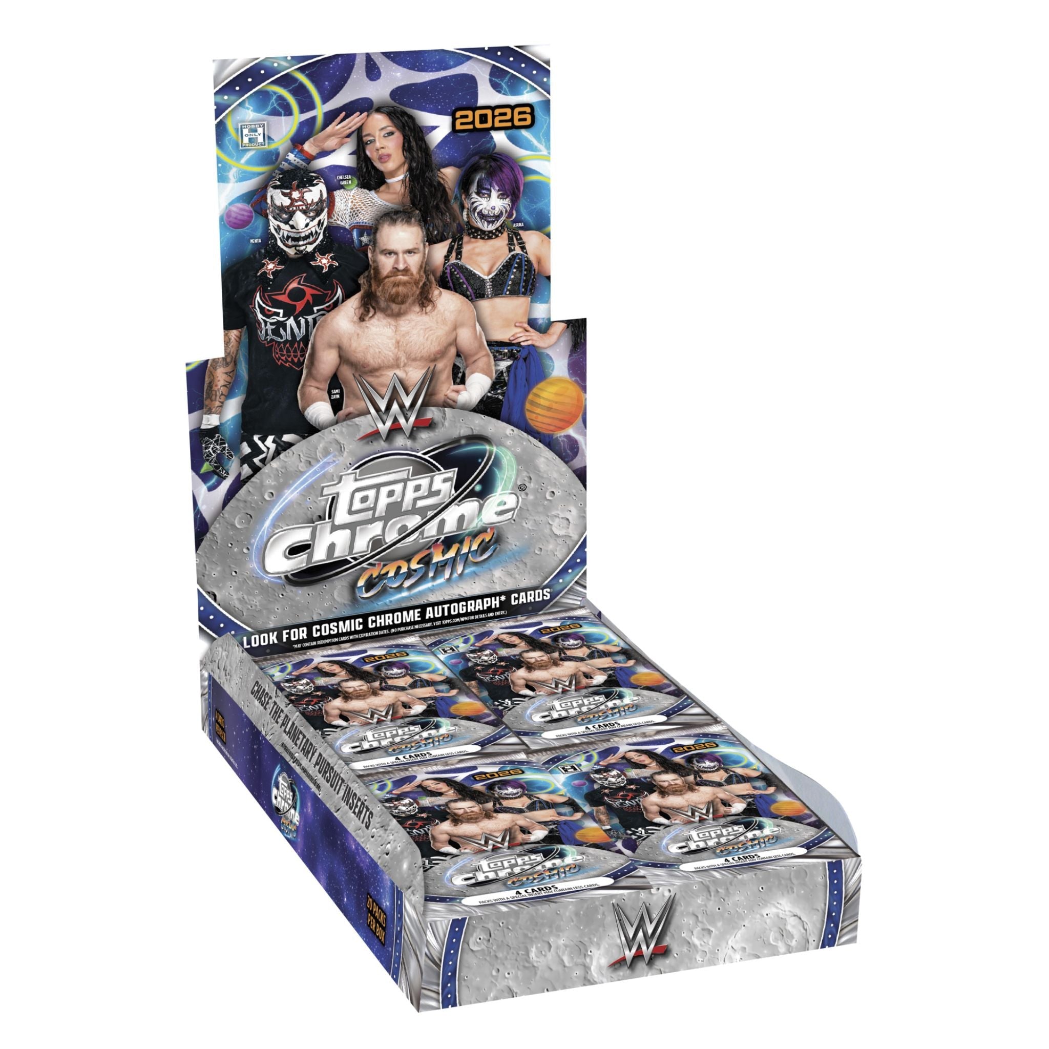 2026 Topps Chrome Cosmic WWE Hobby Box