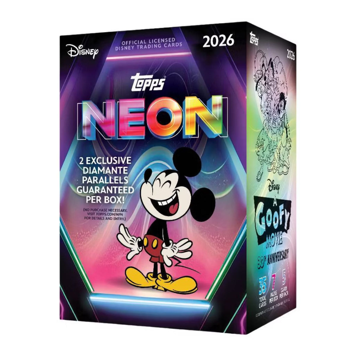 2026 Topps Disney Neon Blaster Box