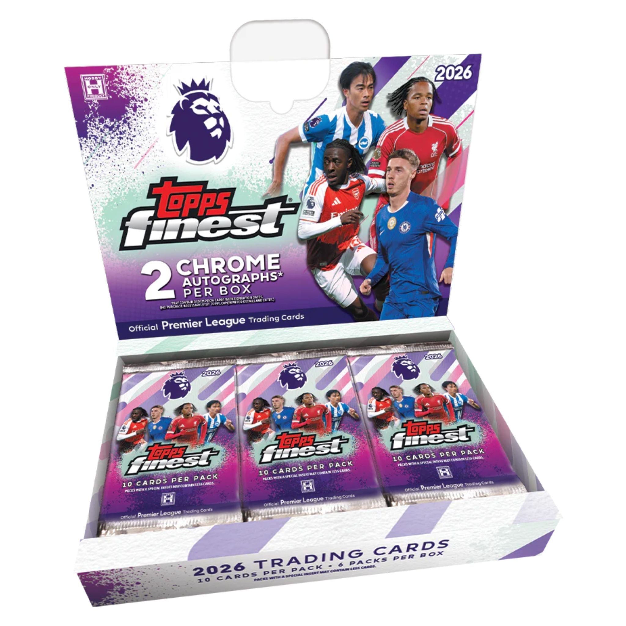 2026 Topps Finest Premier League Soccer Hobby Box