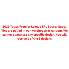 2026 Topps Premier League EPL Soccer Super Tin