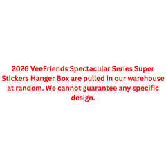 2026 VeeFriends Spectacular Series Super Stickers Hanger Box