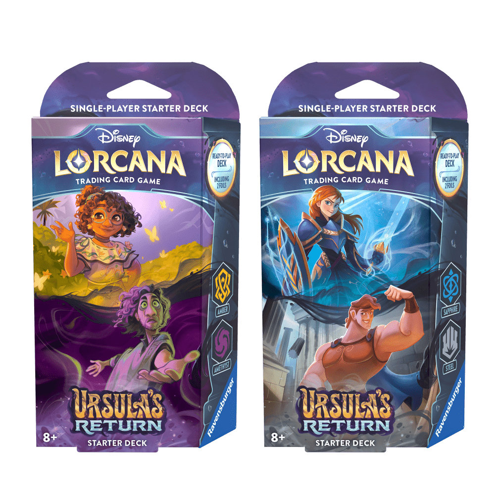 Disney Lorcana Ursula's Return Starter Deck Display (8 Decks)