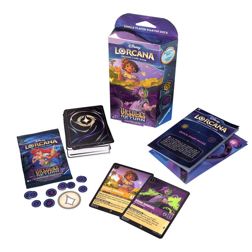 Disney Lorcana Ursula's Return Starter Deck Display (8 Decks)