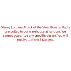 Disney Lorcana Attack of the Vine! Booster Pack