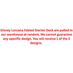 Disney Lorcana Fabled Starter Deck