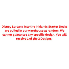 Disney Lorcana Into the Inklands Starter Deck