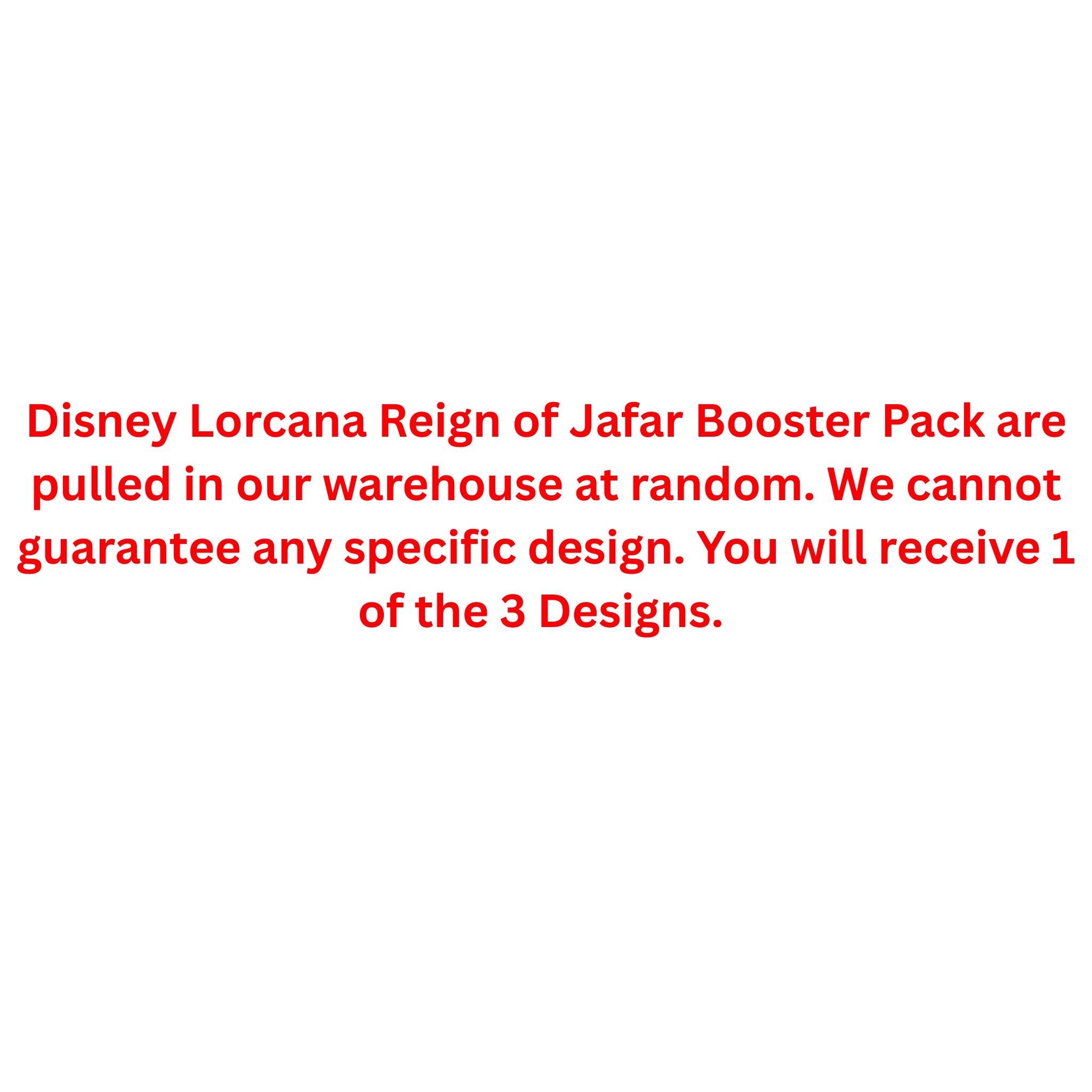 Disney Lorcana Reign of Jafar Booster Pack