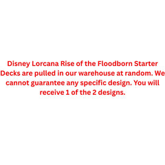 Disney Lorcana Rise of the Floodborn Starter Deck
