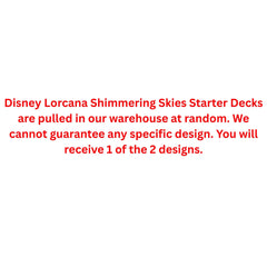 Disney Lorcana Shimmering Skies Starter Deck