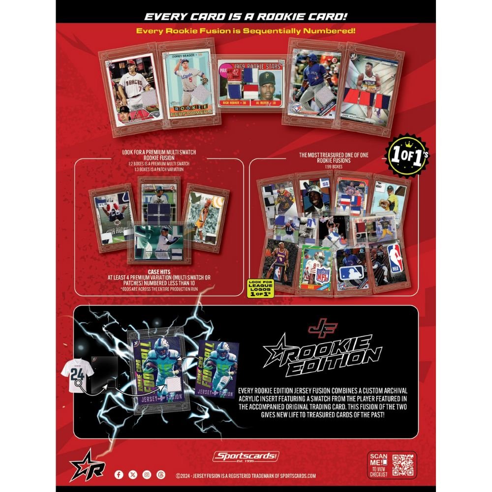 Jersey Fusion Rookie Edition Hobby Box