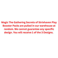 Magic The Gathering Secrets of Strixhaven Play Booster Pack