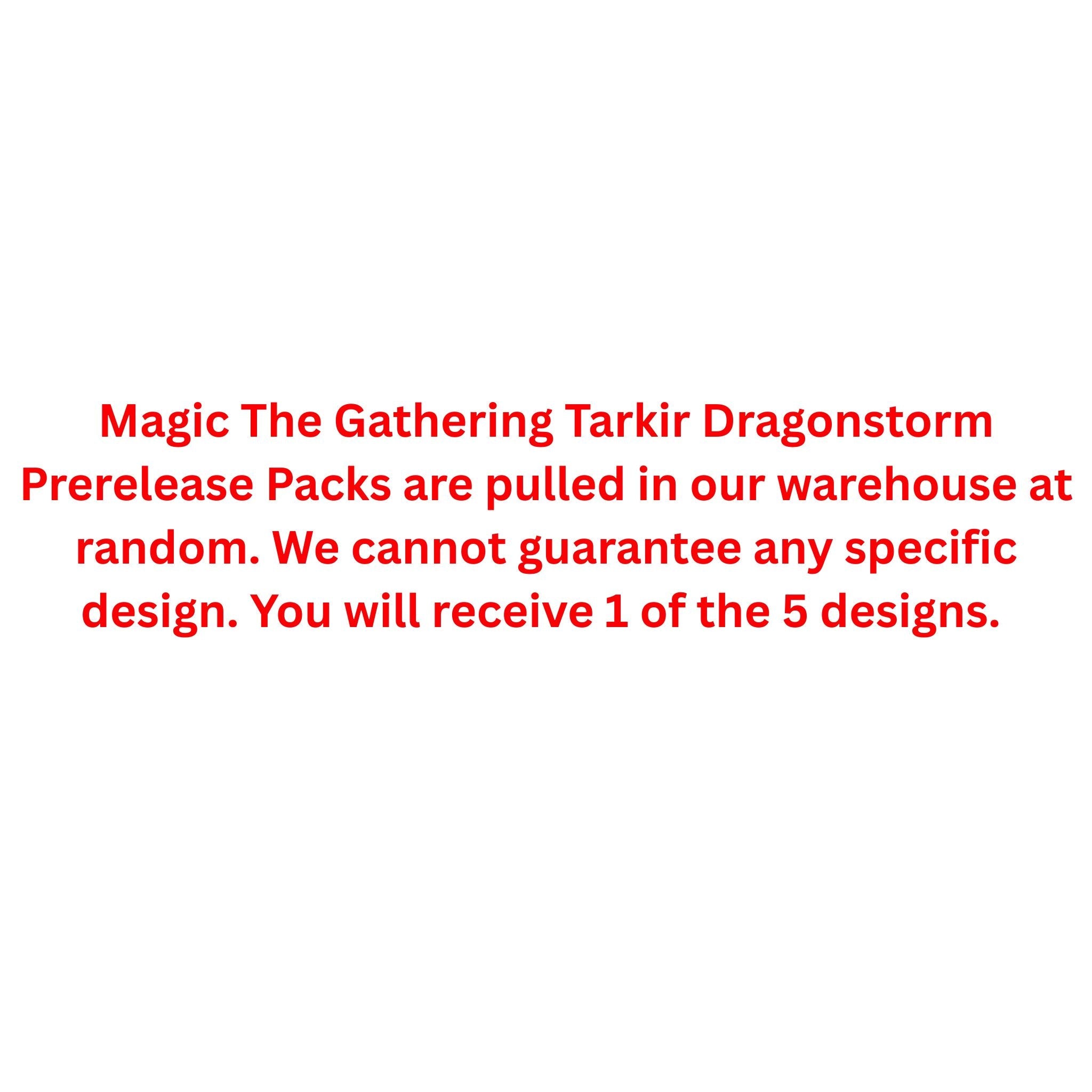 Magic The Gathering Tarkir Dragonstorm Prerelease Pack