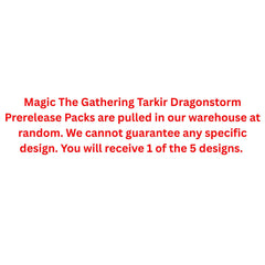 Magic The Gathering Tarkir Dragonstorm Prerelease Pack