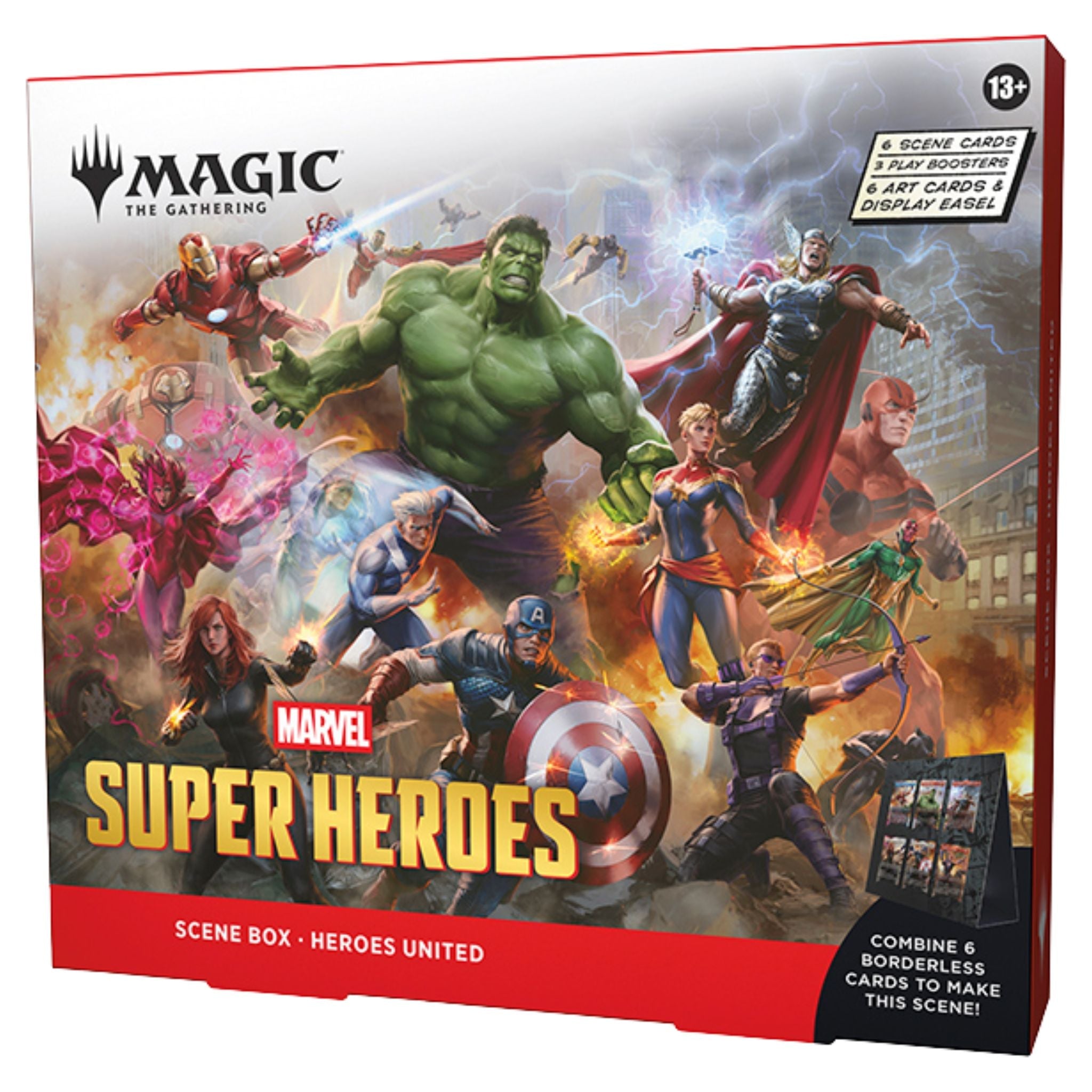 Magic The Gathering Universes Beyond Marvel Super Heroes Heroes United Scene Box
