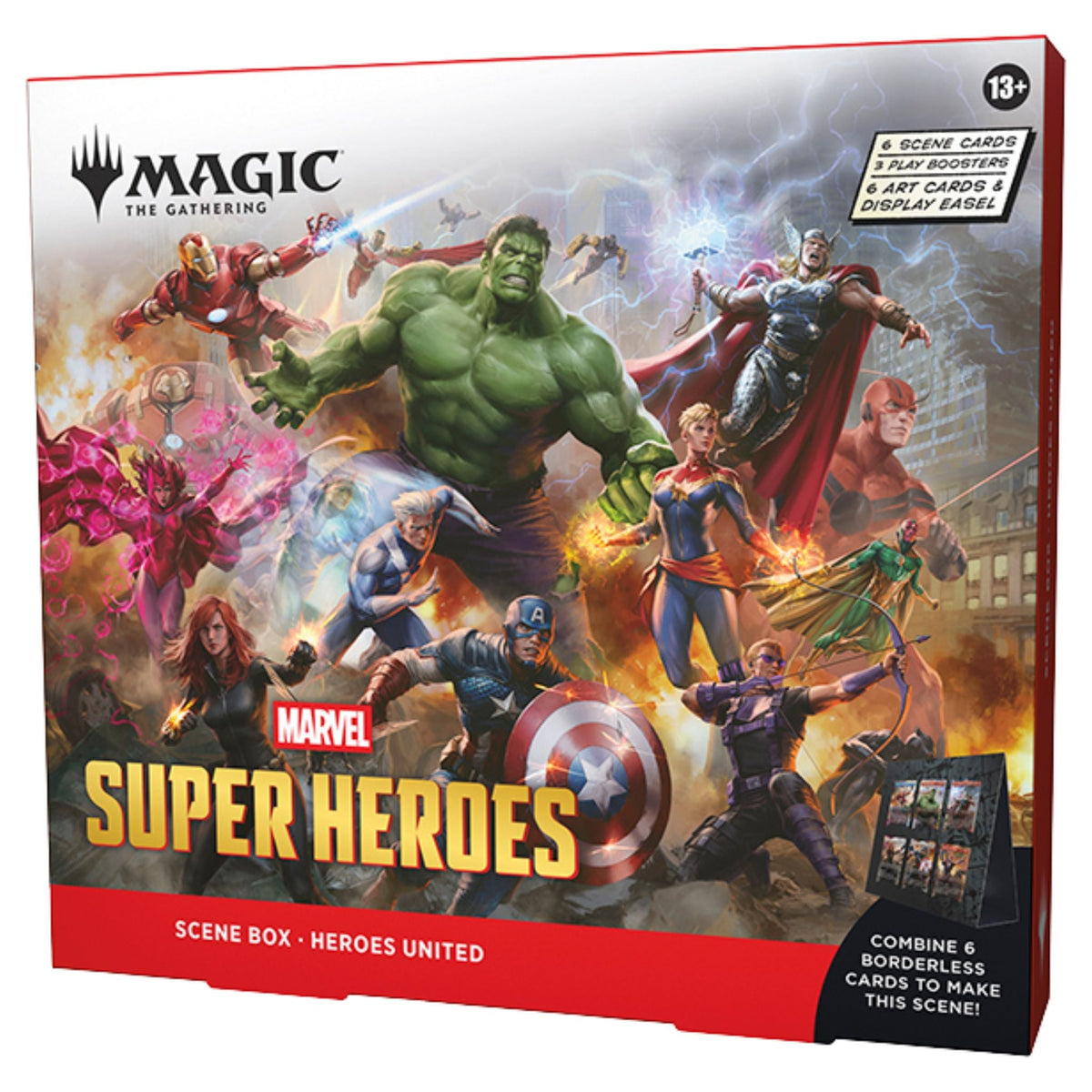 Magic The Gathering Universes Beyond Marvel Super Heroes Heroes United Scene Box