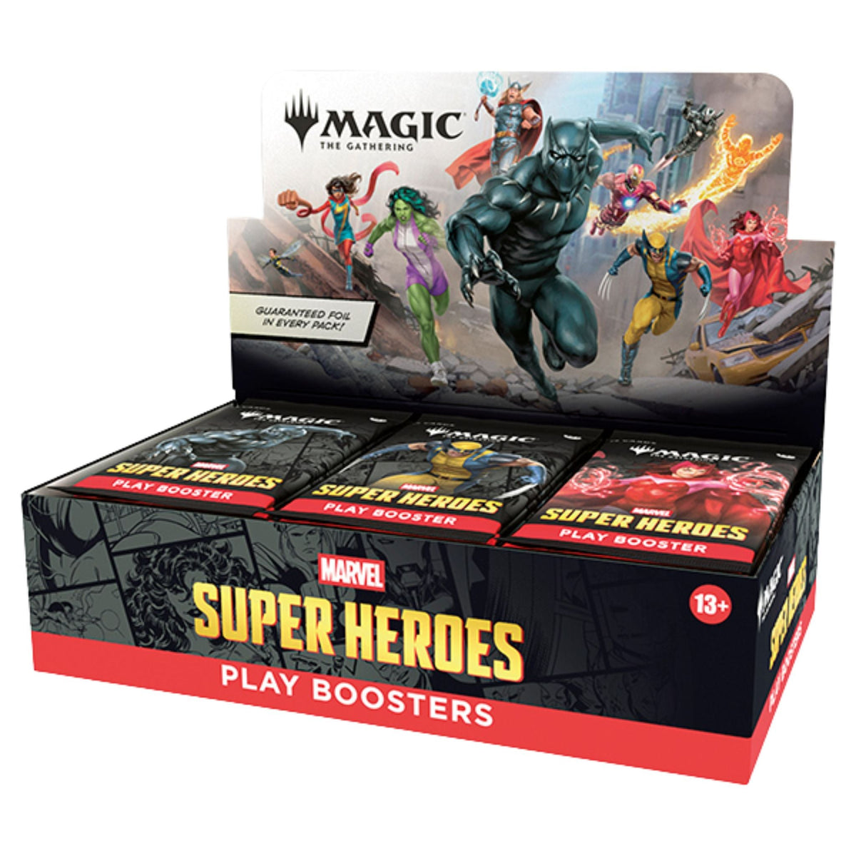 Magic The Gathering Universes Beyond Marvel Super Heroes Play Booster Box