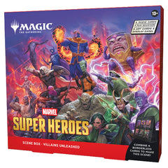 Magic The Gathering Universes Beyond Marvel Super Heroes Villains Unleashed Scene Box