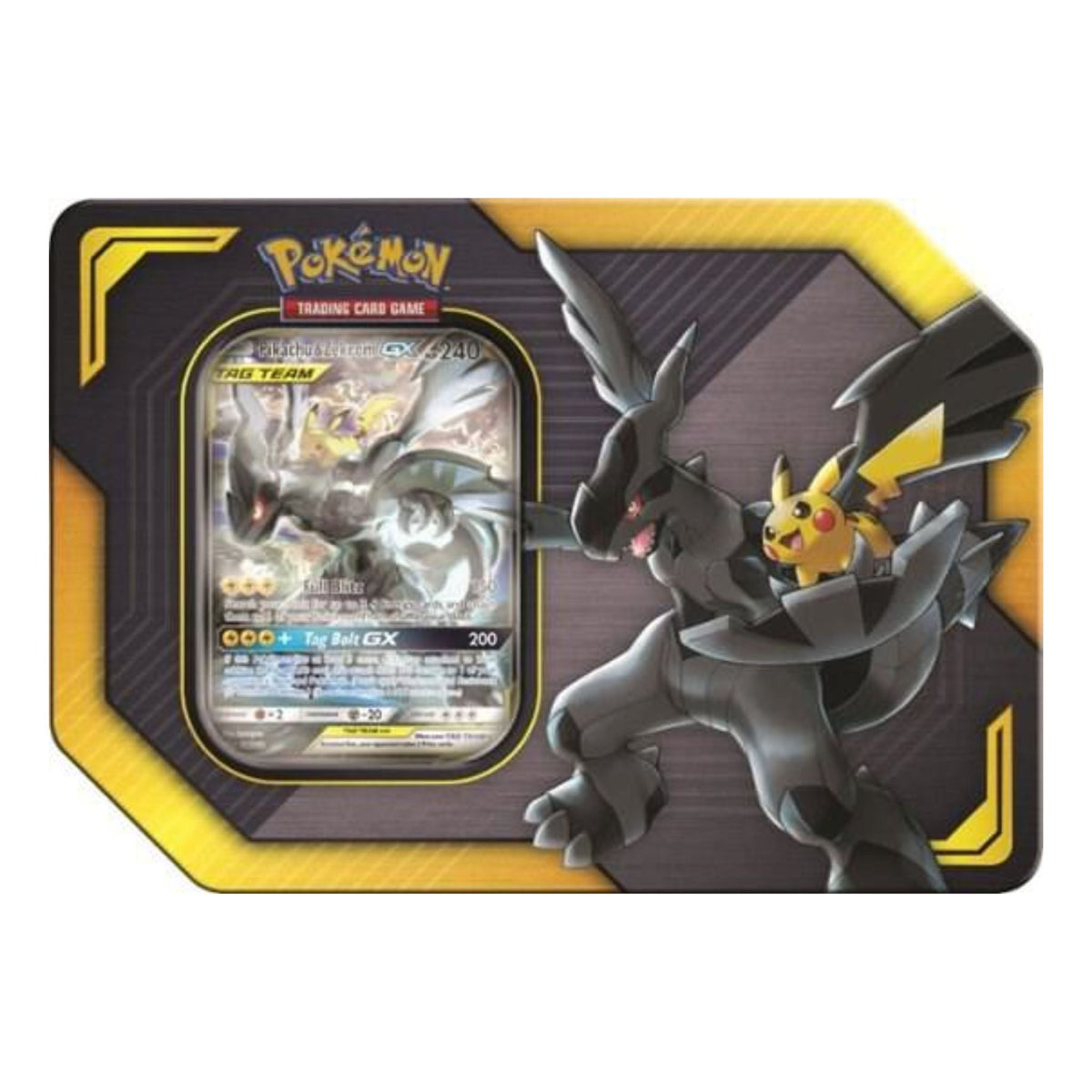 Pokemon Tag Team Pikachu & Zekrom GX Tin
