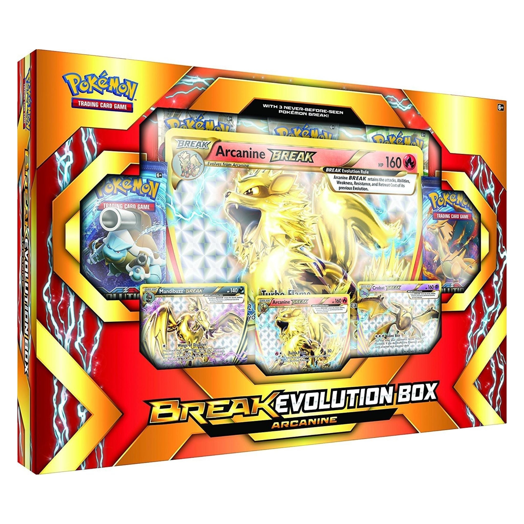 Pokemon XY Break Evolution Arcanine Box Set