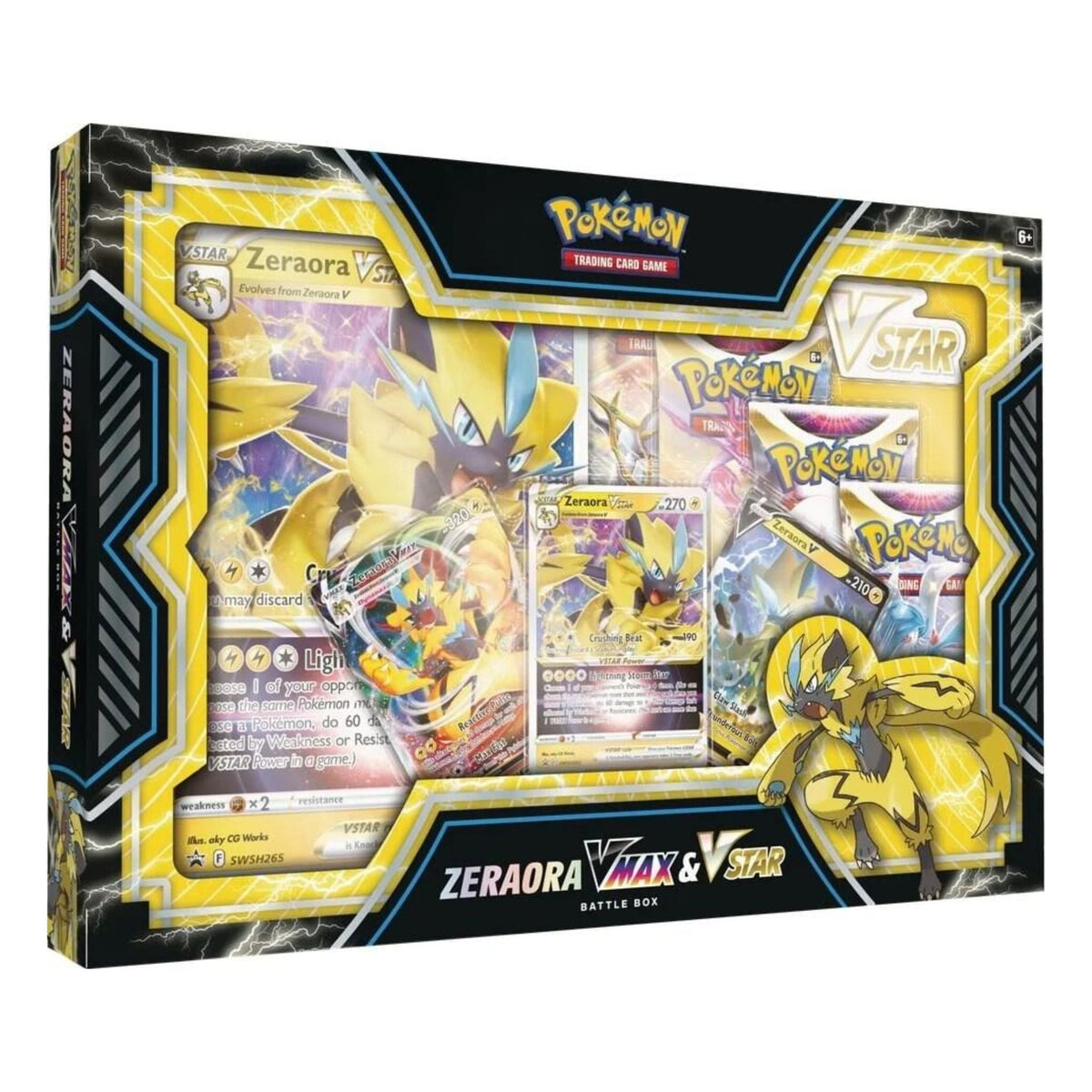 Pokemon Zeraora VMax & VStar Battle Box