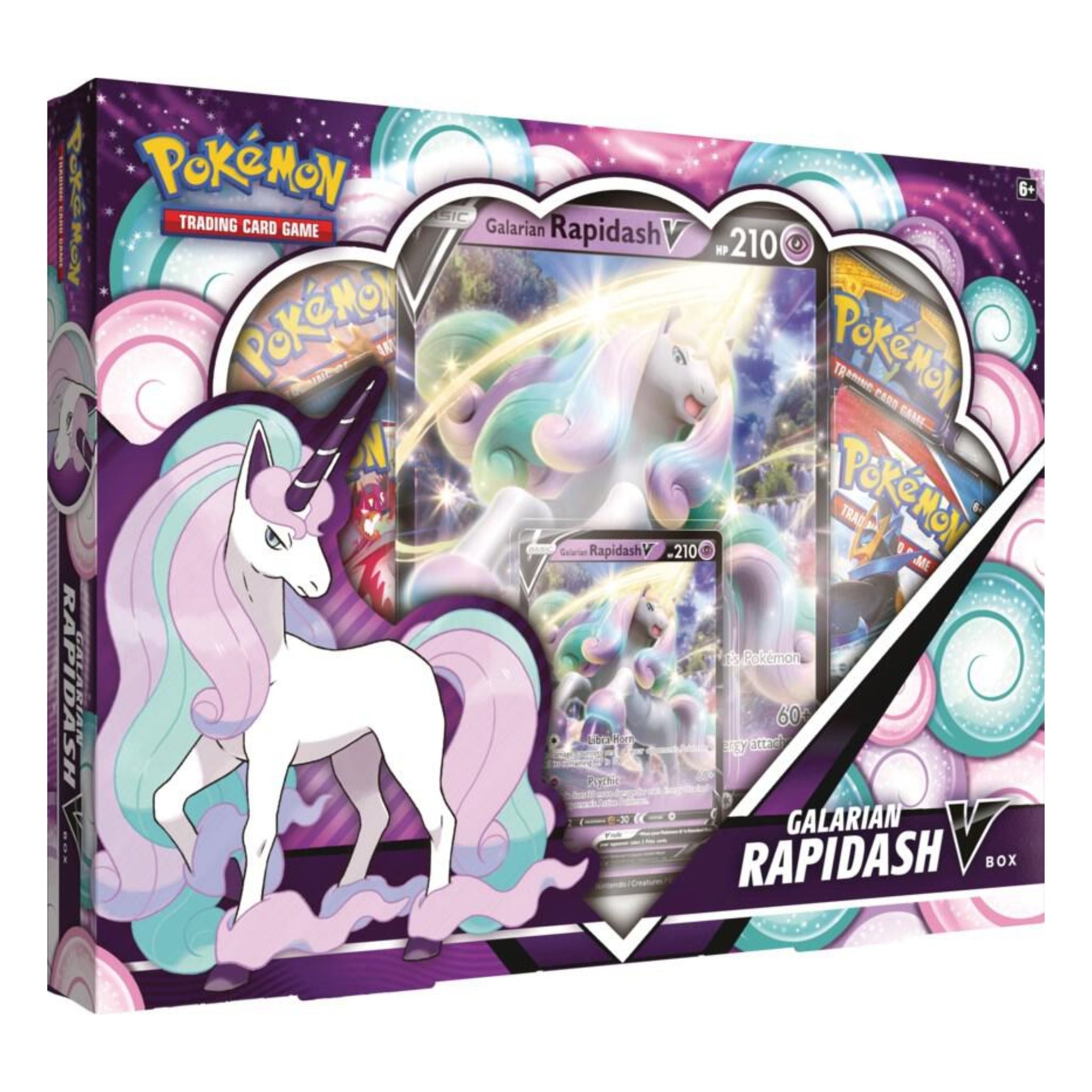 Pokemon Galarian Rapidash V Box