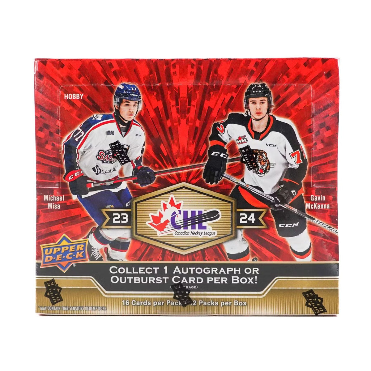 2023/24 Upper Deck CHL Hockey Hobby Box