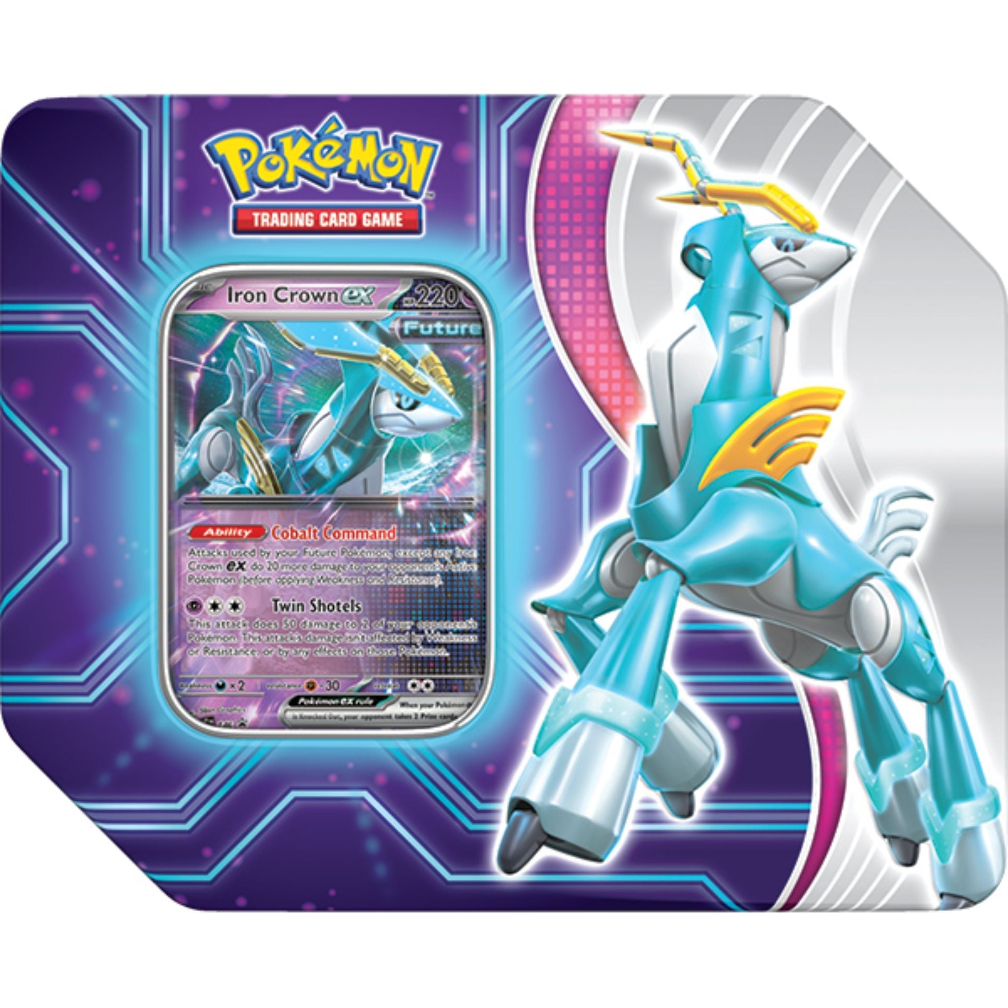 Pokemon Paradox Destinies Iron Crown Tin