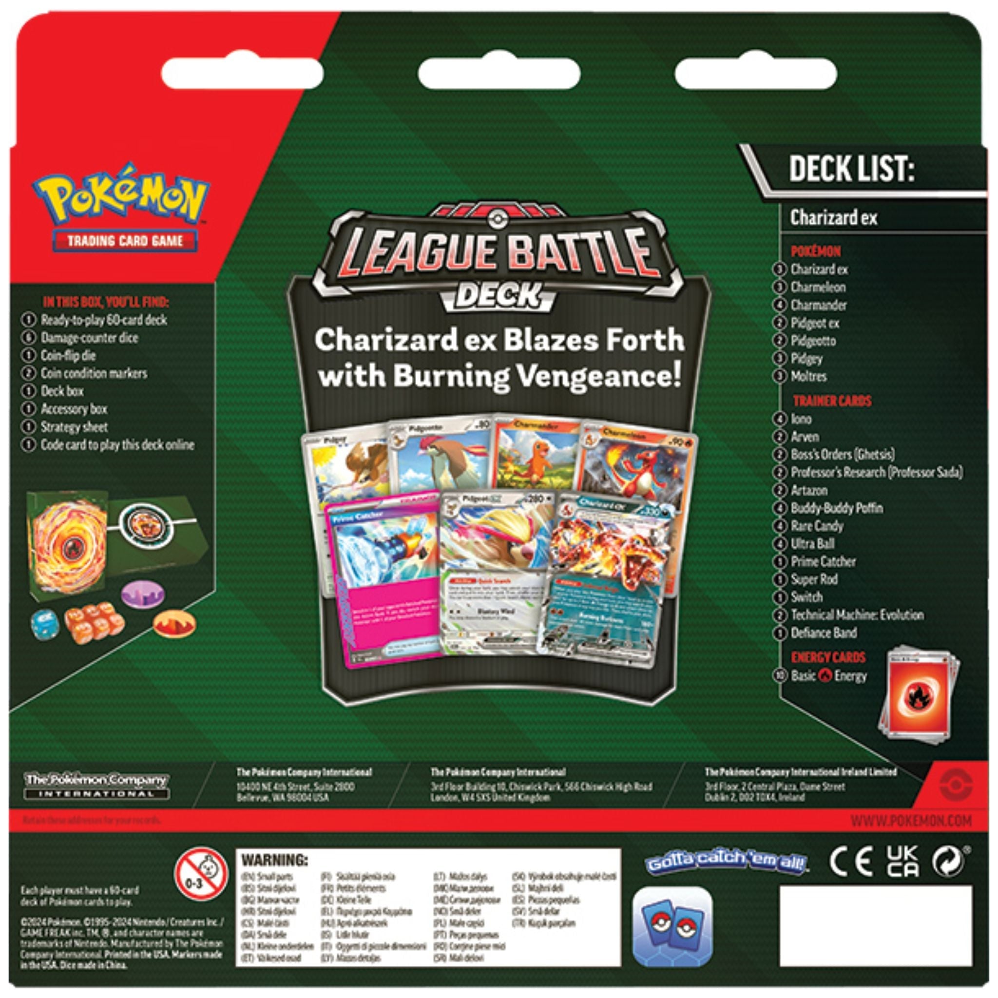 Pokemon Charizard Ex League Battle Deck