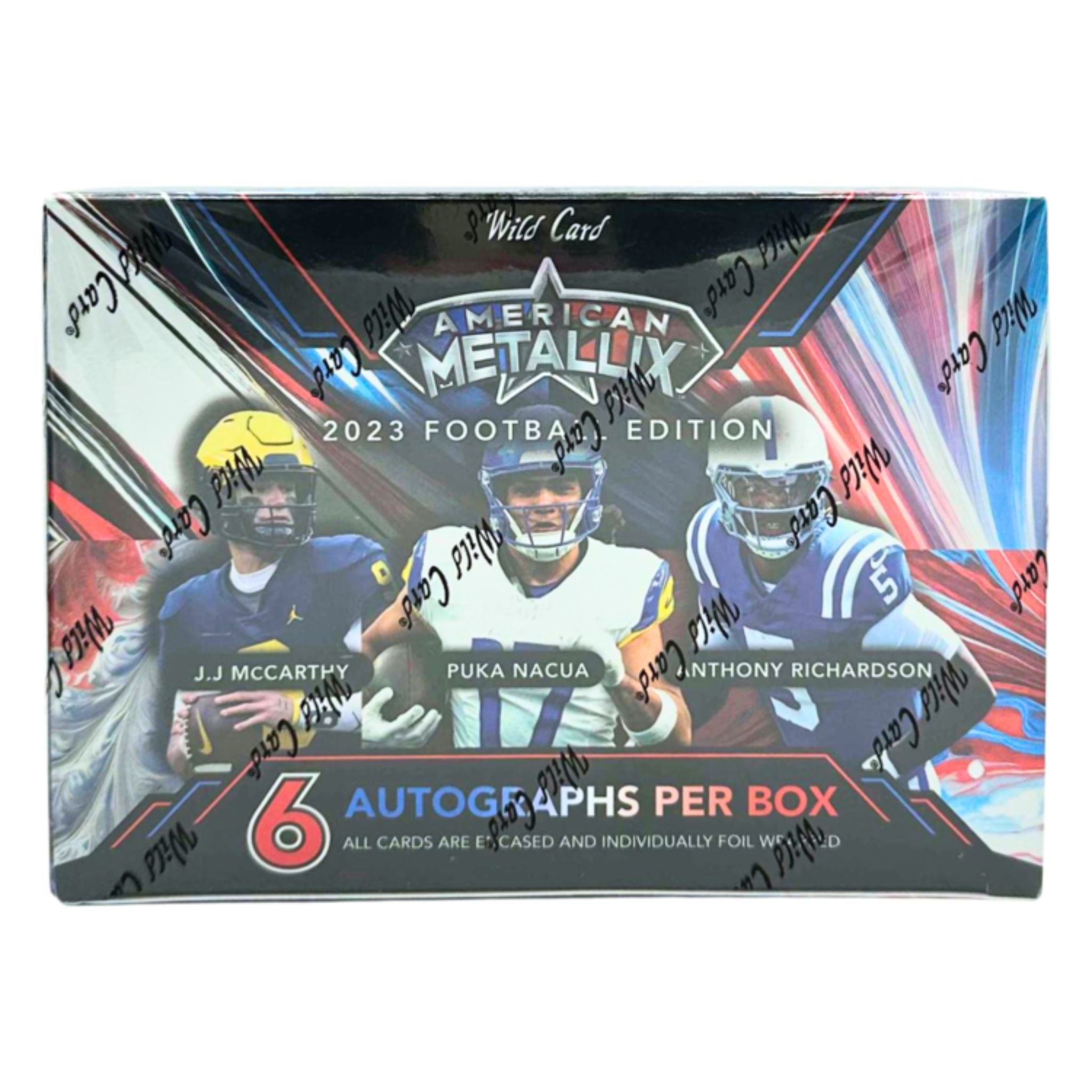 2023 Wild Card American Metallix Football Hobby Box