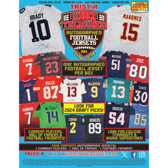 2024 TriStar Hidden Treasures Autographed Football Jerseys Season Edition Hobby Box