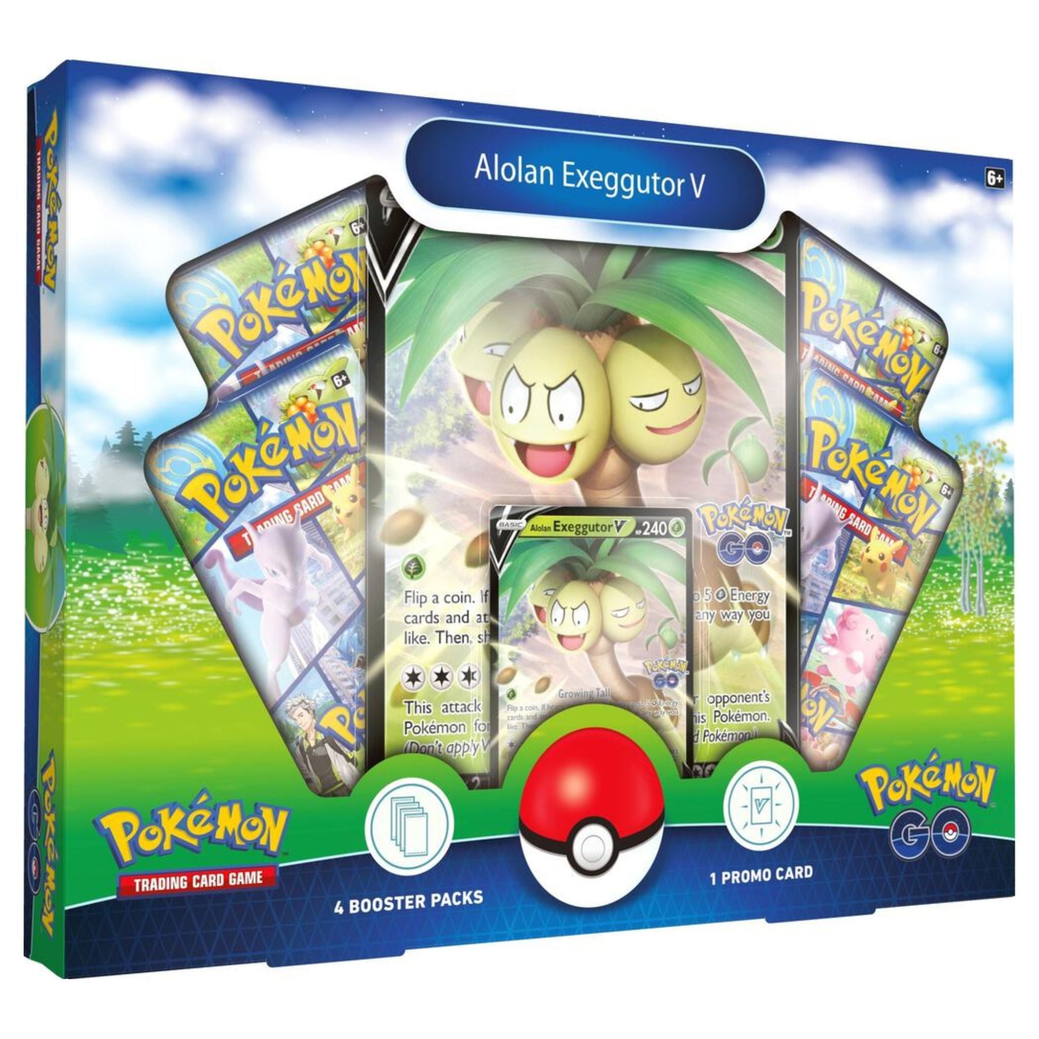 Pokemon GO Alolan Exeggutor V Collection Box